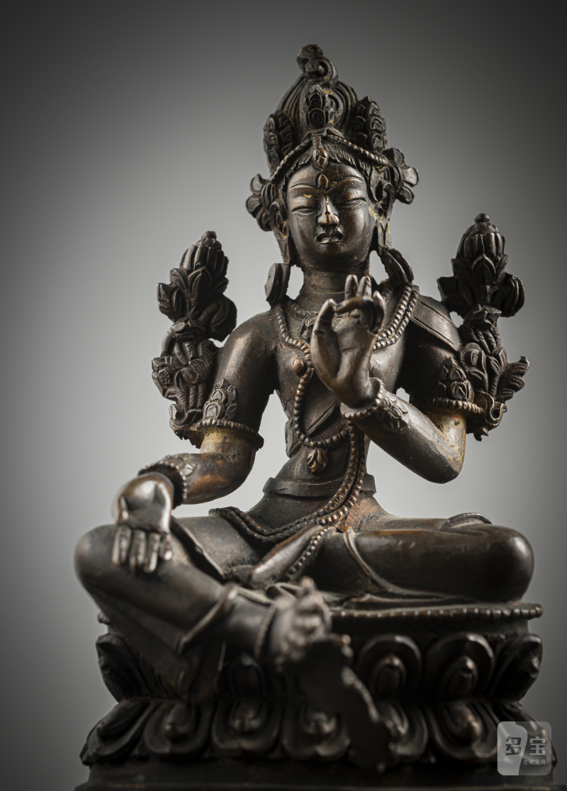 A BRONZE FIGURE OF SYAMATARA - 图3